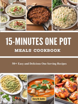 cover image of 15-Minutes One Pot Meals Cookbook